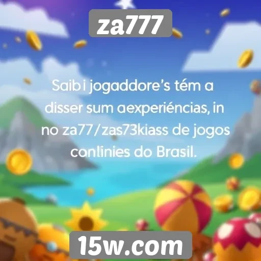 Depoimentos de jogadores sobre a experiência no za777